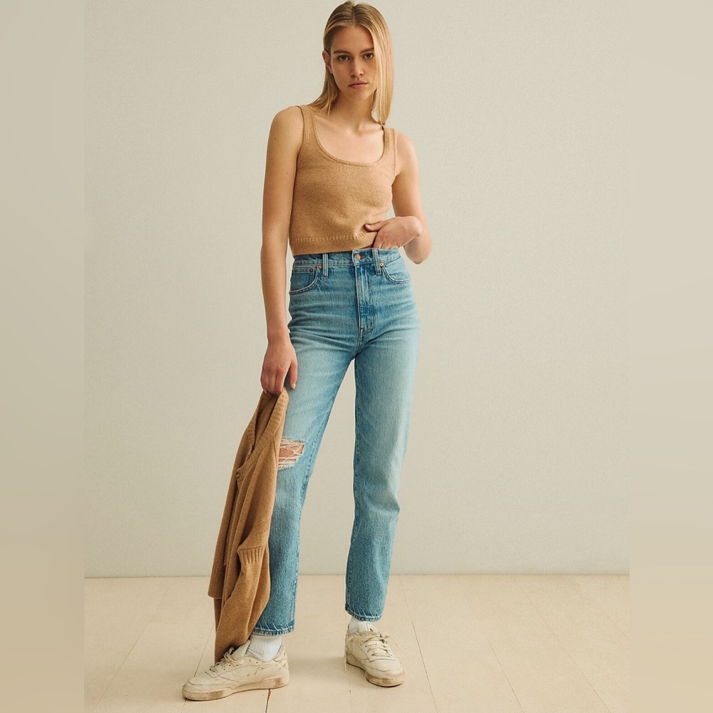 Madewell The Perfect Vintage Straight Jean in Reinhart wash Size 28